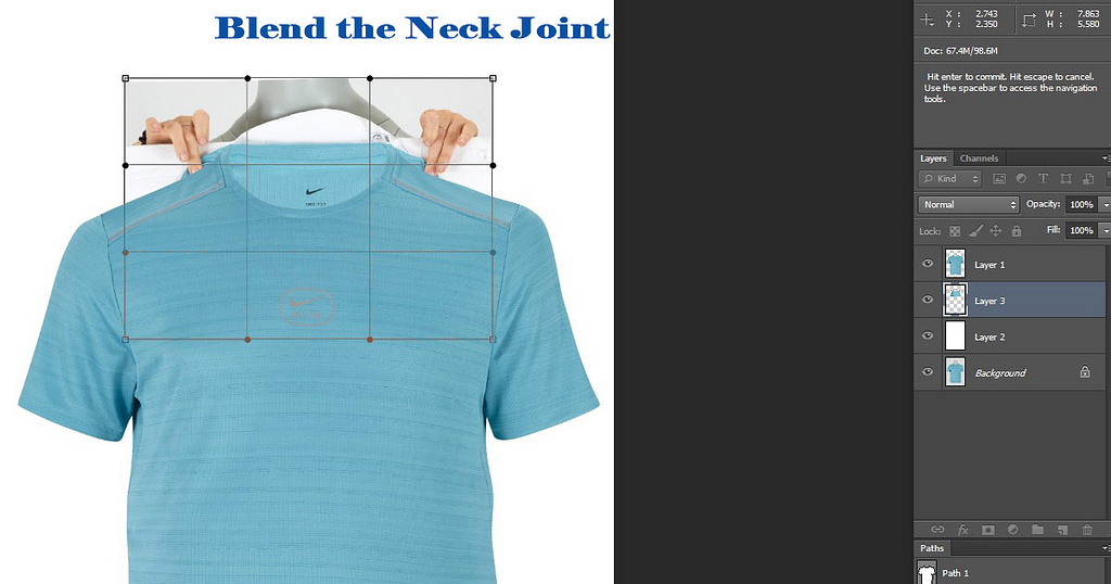 Blend the Neck Joint