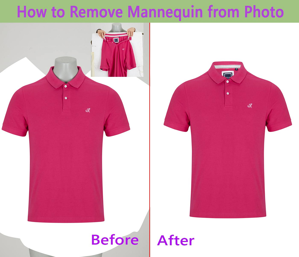 How to Remove Mannequin from Photo