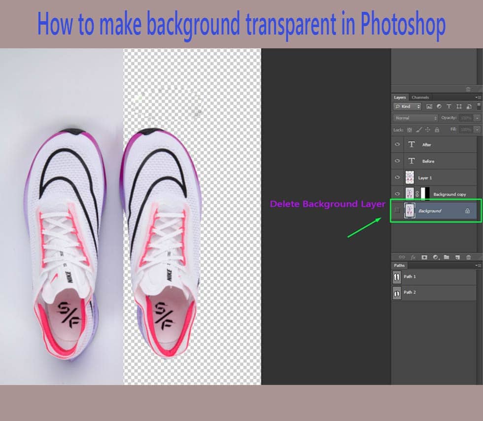 How-to-make-background-transparent-in-Photoshop