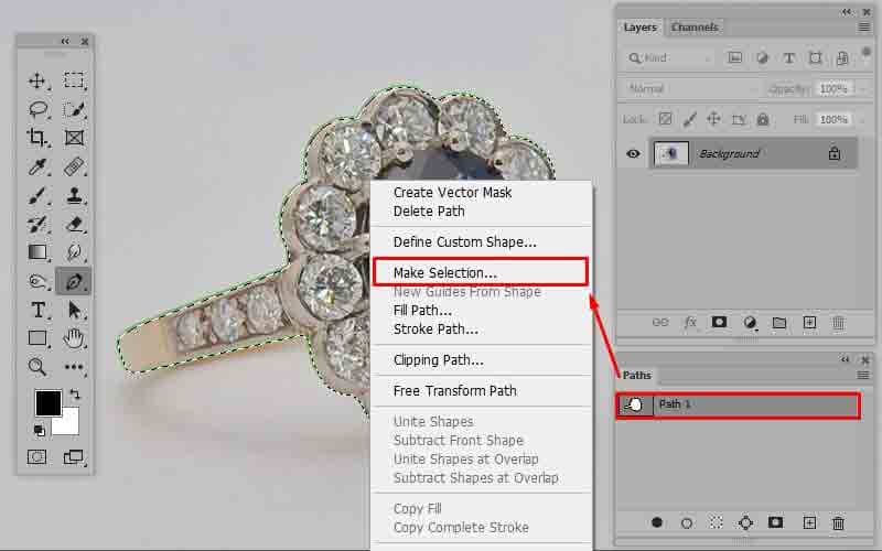 path selection tool photoshop